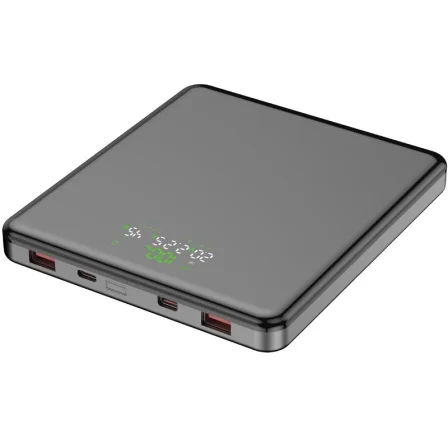 Leotec Power Bank 20000mAh 100W Gris LEPOW100W20G Leotec Power Bank 20000mAh 100W Gris LEPOW100W20G